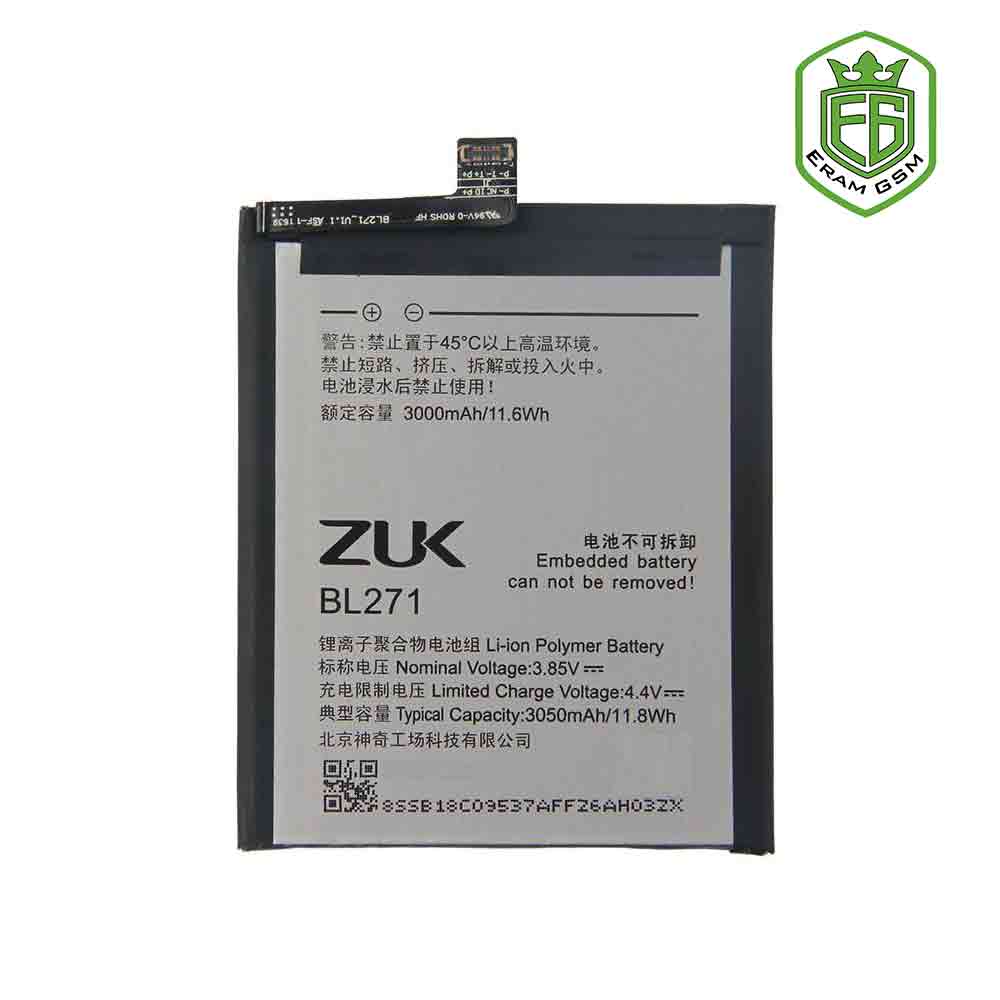 باتری اصلی لنوو BL271 مناسب گوشی Lenovo Zuk Edge باتری اصلی لنوو BL271 مناسب گوشی Lenovo Zuk Edge